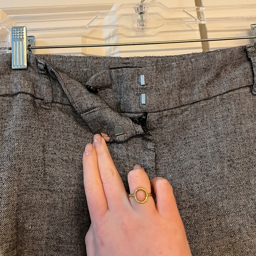 Loft 493543 Charcoal Marisa Pants Size 14 - Picture 4 of 14